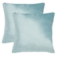 thumbnail image 2 of SAFAVIEH Jovanni Solid Pillow, 22" x 22", Aqua, Set of 2, 2 of 5
