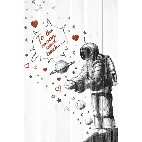 Love Beyond All Painting Print on White Wood