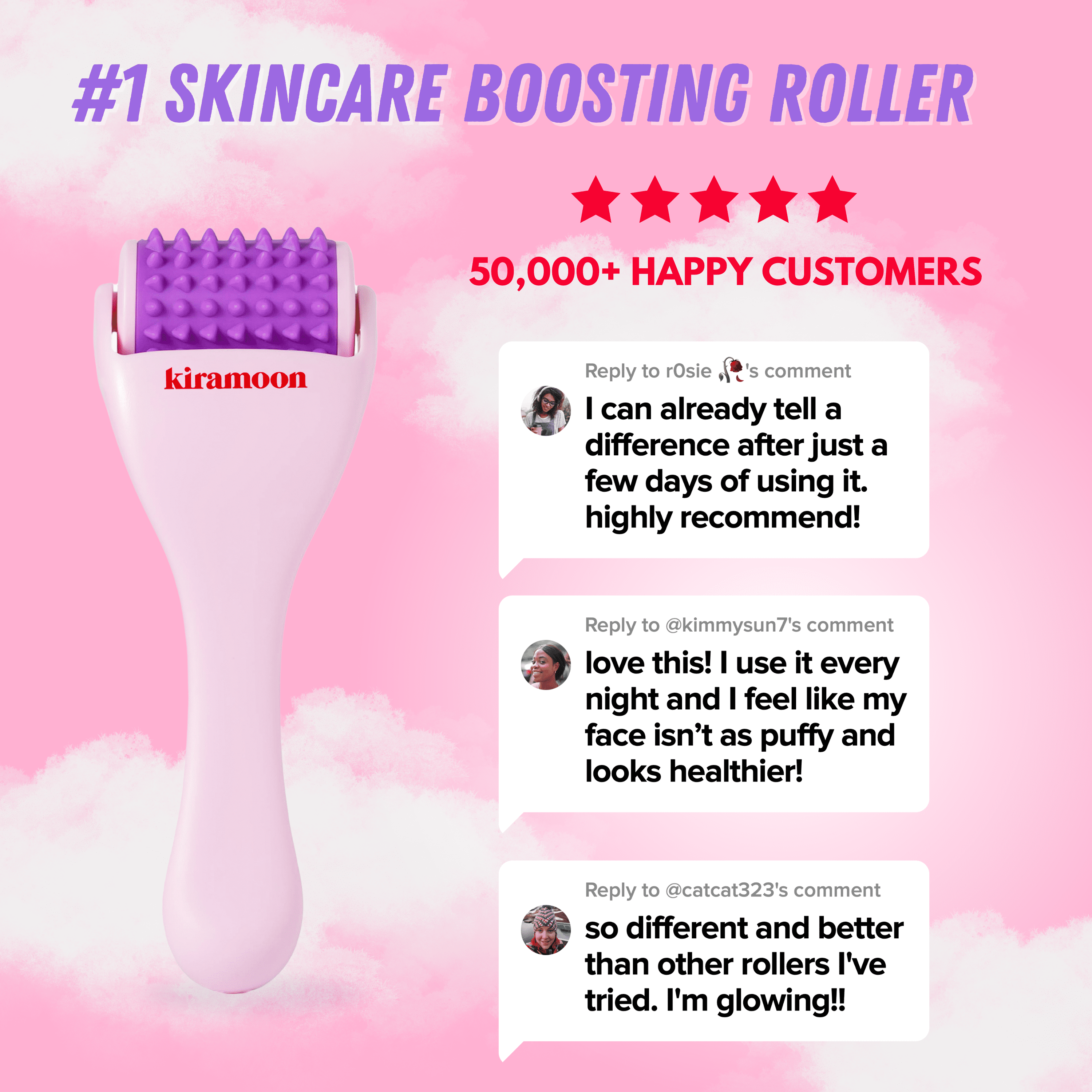 Kiramoon Glow Roller Skincare Boosting Roller