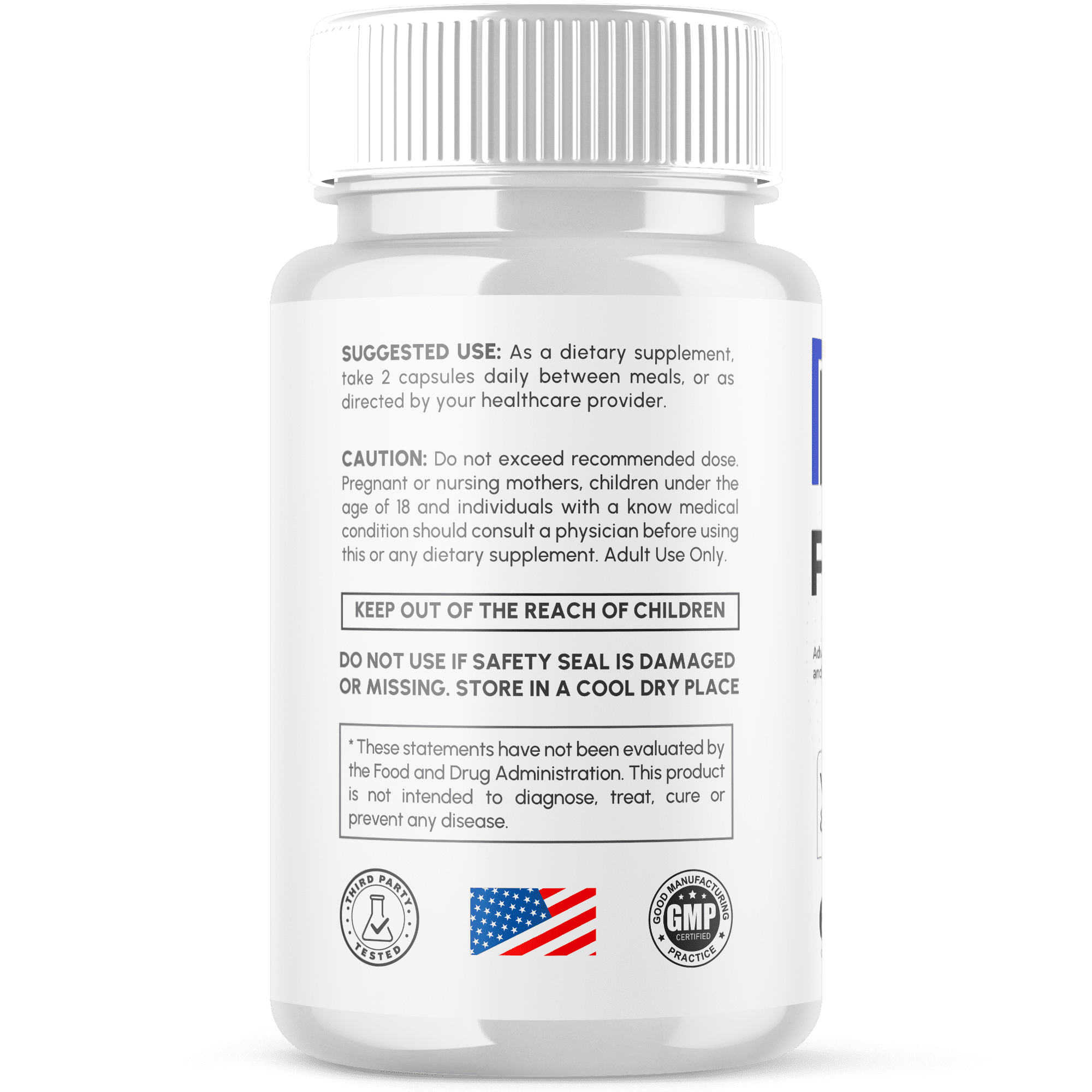 Prime Pulse Advanced Formula Pills All Natural Vitamin Supplement PrimePulse 300 Capsules