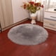 thumbnail image 5 of Alfombra blanca de pelo largo para el árbol de Navidad - Alfombra redonda de 39x39 pulgadas de acrílico para nieve y esponjosa para decoración navideña, salón y dormitorio, 5 of 7