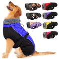 thumbnail image 1 of Abrigo para perros IECoII, extra cálido, reflectante, ajustable, para invierno, morado, 1 of 7
