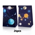 thumbnail image 2 of Injueey 12 Uds. Bolsa de papel Kraft pequeña, cajas de regalo plegables, bolsa de dulces bonita portátil ligera, bolsas para envolver con Almacenamiento y organización del hogar, 2 of 6