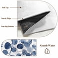 thumbnail image 6 of 2'x6' Rug Runners for Hallways Kitchen, Blue Eucalyptus Leaves Non Slip Entryway Beside Floor Carpet Runner, Watercolor Floral Leaf Plants Washable Laundry Room Bedroom Throw Rugs Mat for Family Pet, 6 of 8
