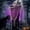 Purple, variant on Miwamany 94cm Two Modes LED Tattered Gauze Skull Hanging Ghost Ornament 1PC Constant Flash Light Horror Prop, Waterproof Easy Hang Decor for Porch Tree Yard Indoor Venue Layout