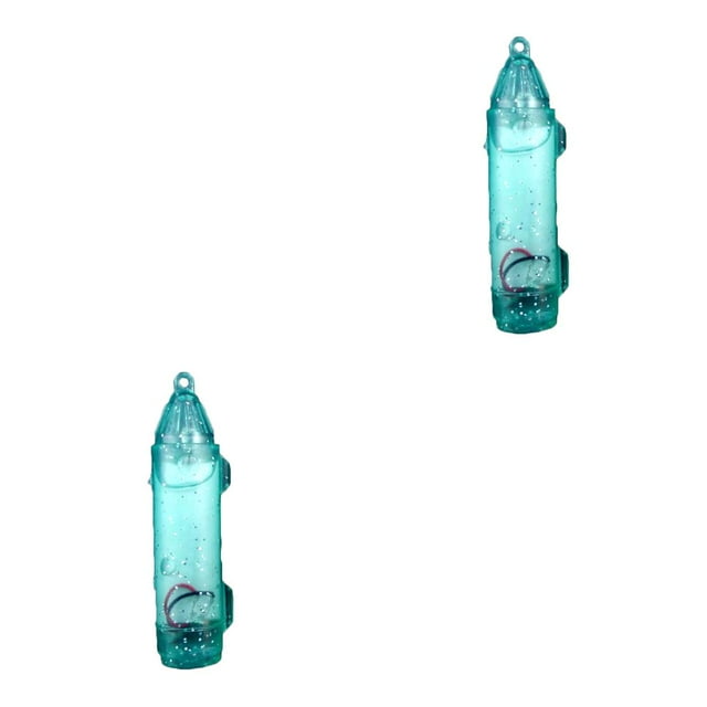 Guardoinrt Fishing Lure Light Deep Drop Underwater Water-Triggered Designed Light Bait Flasher Bass Halibut Walleye Lures Attractant blue 2Set