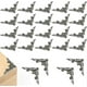 thumbnail image 1 of 24 protectores de esquinas metálicos para cajas de madera decoradas, álbumes de libros (bronce antiguo), 1 of 5