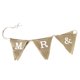 thumbnail image 2 of Vintage Shabby rústico arpillera de arpillera Banner boda Halloween banderines decoración del hogar Sunnimix Banderines de tela de arpillera, 2 of 8