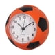 thumbnail image 3 of Reloj despertador con forma de fútbol, ​​decoración del hogar, funciona con pilas, reloj de mesa de fútbol, ​​reloj de mesa para regalo de cumpleaños, Naranja, 3 of 8