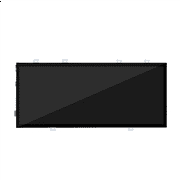 12.3 Inch 1920X720 LCD Stretched Bar Screen HSD123KPW1-A30 Car Display USB TFT Display Panel