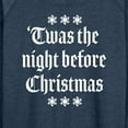 thumbnail image 3 of Instant Message - Twas The Night Before Christmas - Women's Lightweight French Terry Long Sleeve Shirt, 3 of 6