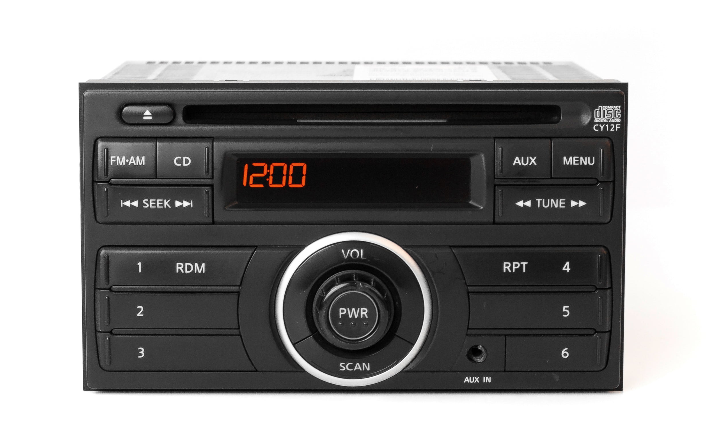 201012 Nissan Sentra AM FM CD Player w Auxiliary Input