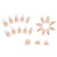 thumbnail image 3 of 24pcs/Box Detachable Full Cover Manicure Tool Almond False Nails Nail Tips French Stiletto Fake Nails Wearable 01, 3 of 8