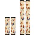 thumbnail image 1 of Hinthetall Refrigerator and Microwave Handle Covers Rooster Print Handles 4 PCS Covers for Your Microwave Fridge Handles Covers Keep Kitchen Appliances Decoration, 1 of 7
