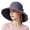 *075-Navy, variant on Cutuoiiu Summer Striped Pattern Wide Brim Bucket Hat for Women, Breathable Woven Sun Hat Decorated With Elegant Bow, Beach Travel Outdoor Vacation Sun Shade Hat