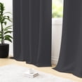thumbnail image 5 of Tchckioa Blackout Curtains for Bedroom Living Room,Privacy Protection Grommet Window Drapes(Set of 2 42x63 Inch), 5 of 6