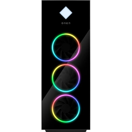 HP Omen 45L Gaming Desktop, 2025, Intel-16 Core i7-13700K 5.4GHz, NVIDIA GeForce RTX 4060 8GB GDDR6, 16GB DDR5, 1TB SSD, Windows 10 Home, Wi-Fi 6, Bluetooth 5.3, 3xHDMI, 1xDP, 12xUSB, Black