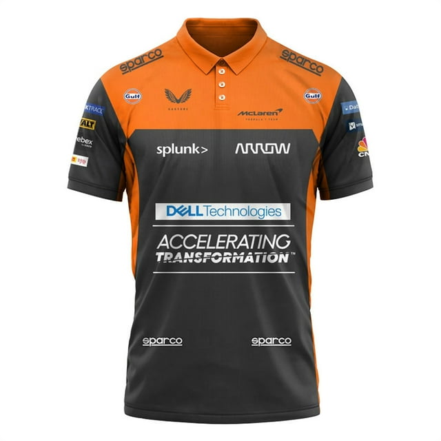 Nouveau Costume de Course F1 Red Bull Manches Courtes Polo Équipe Hommes-Week