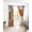 Orange, variant on Burnt Orange Grey Blackout Curtains 39 Inches Long for Bedroom, Abstract Modern Oil Painted Geometric Thermal Insulated Room Darkening Black Out Window Curtain Panels Grommet Drapes for Living Room