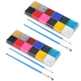 thumbnail image 1 of Body Painting Paints, Waterproof 12 Colors Pigment, Sweatproof For Friends Kids, 1 of 8