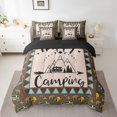 thumbnail image 2 of Erosebridal Literie de Camping Joyeux Taille Jumeau, Lit d'Aventure en Sac Taille Jumeau, Décor Rustique de Ferme, Réversible 7 Pcs, 2 of 5