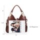 thumbnail image 3 of Bolso Dasein Monederos para mujer de piel vegana color café, 3 of 6