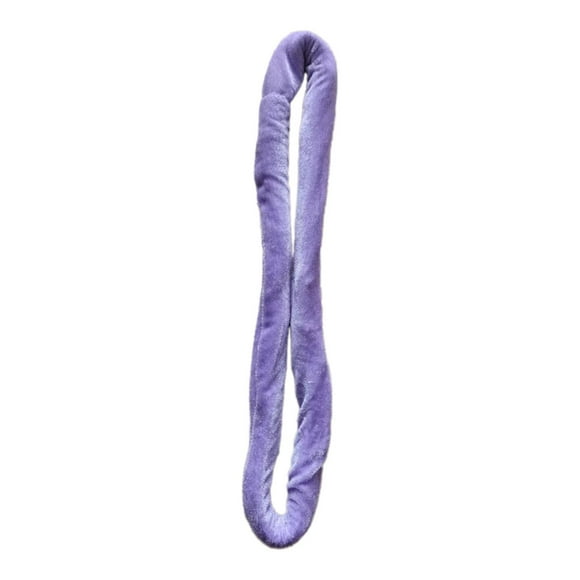 Aro de lira con lazo para la mano, correa para el aro, lazo para entrenamiento de fuerza, acrobacia aérea, accesorio de yoga de 15,75 pulgadas, correa Violeta