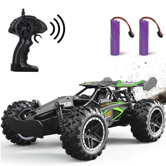 Remote Control Car, 1:18 High Speed RC Cars, 2.4Ghz, 2 Batteries, Drifts up to 20  km/h, Toy for Boys & Girls Gifts for Kids