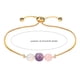 thumbnail image 2 of 12 pulseras del zodiaco para las mujeres hombres pulseras de piedra natural de piedras preciosas del zodiaco cristales de cuentas pulseras regalos, 2 of 3