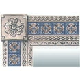 thumbnail image 2 of Medium Silver Escudo Talavera Tile Tin Mirror, 2 of 2