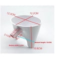 thumbnail image 5 of Premium Flour Funnel for Stand Mixer – Perfect for Baking, Easy to Use, and Clean Blender, flour funnel white, 5 of 5
