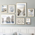 thumbnail image 5 of Cabaña de playa, puente, caña, estrella de mar, caracol, coral, océano, arte de pared, pintura en lienzo, carteles e impresiones, imágenes de pared para decoración de sala de estar, 5 of 5