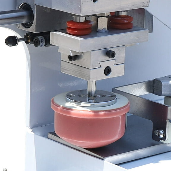 Pneumatic Printer Pad Printing Machine with Sealed Ink Cups For Clothes Plastic