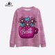 thumbnail image 3 of Sudadera con capucha de cuello redondo con estampado de princesa Barbie nueva de primavera y otoño de 2024, sudadera con capucha informal de manga larga con cuello redondo, regalo de Navidad rosa, 3 of 5
