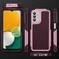 thumbnail image 6 of Dteck Case for Samsung Galaxy A13 5G,Dual Layer Protective Heavy Duty Cover Shockproof Rugged with Non Slip Textured Back Military Protection Bumper Tough Case,Rose, 6 of 8