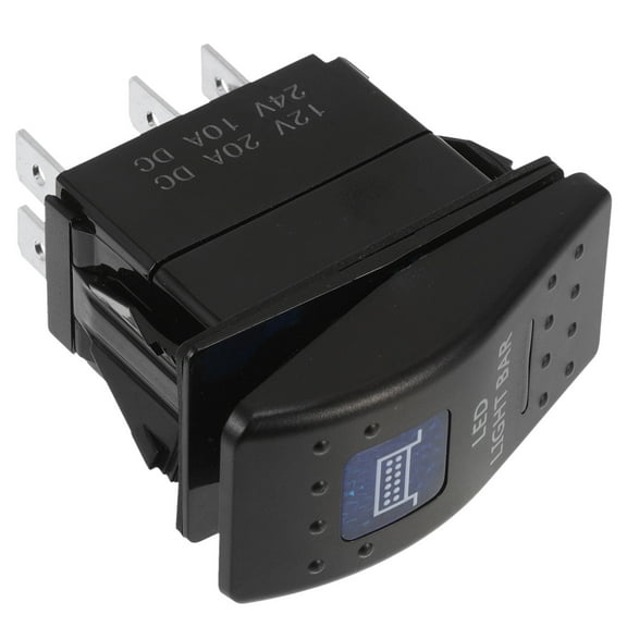 LITINKIMI 1Pcs PPA Rocker Switch for Automotive Use Work Light Control 5.3x4.3x1.2in