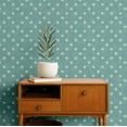thumbnail image 2 of S4Sassy Self Adhesive Wallpaper, Floral Print Wallpaper, Green Removable Diy Vinyl Wall Covering, Peel And Stick Contact Paper For Entryway Accent Wall, Easy Home Decor Solution (25"X 240"), 2 of 9