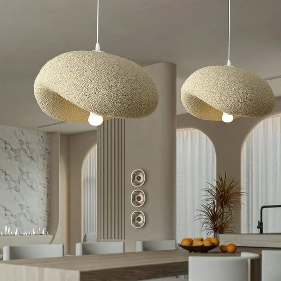 Arturesthome Cream Wabi-sabi Style Chandelier Living Room Restaurant Pendant Light Creative Lighting