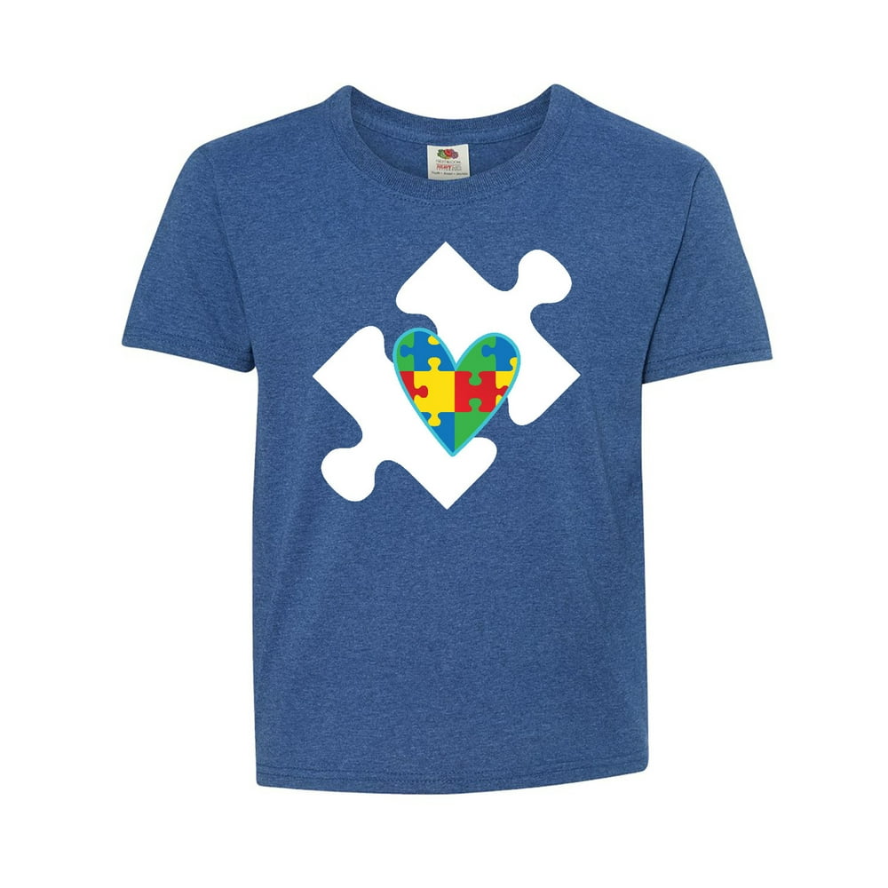 Autism Puzzle Piece Autistic Spectrum Awareness Youth TShirt