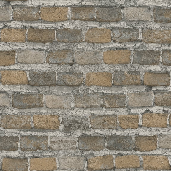 Advantage Lennox Neutral Brick Wallpaper