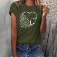 thumbnail image 2 of Camisetas con estampado de letras y cuello redondo de verano para mujer, blusas femeninas cómodas y elegantes, Tops OAVQHLG3B Store  lin121212, 2 of 5