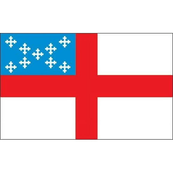 Episcopal Church Flag 3M Reflective sticker| Christian Decal