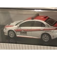 thumbnail image 4 of Mitsubishi Lancer EVO X Pikes Peak Safety Car White/Red 1:64 Scale Tarmac 004PP, 4 of 5