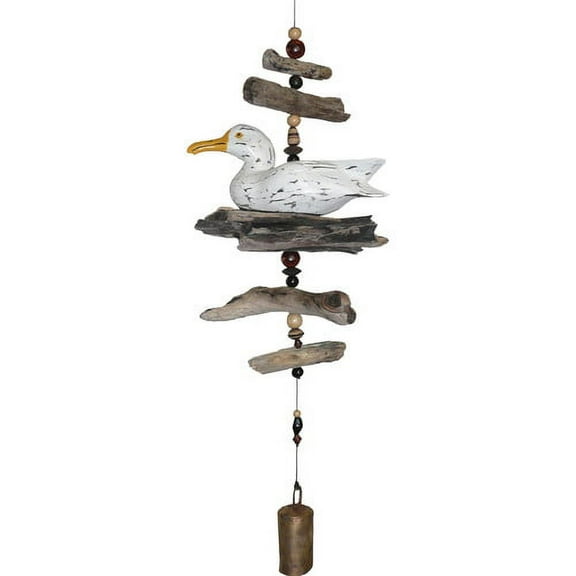 Cohasset Gifts & Garden Seagull Wooden Wind Chime