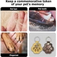 thumbnail image 5 of Duuclume Pet Hair Keepsake Bag Keychain, 2 Pcs Pet Nail Storage Pouch Fur Memorial Keyring for Pet Commemorative(Yellow and Maroon), 5 of 6