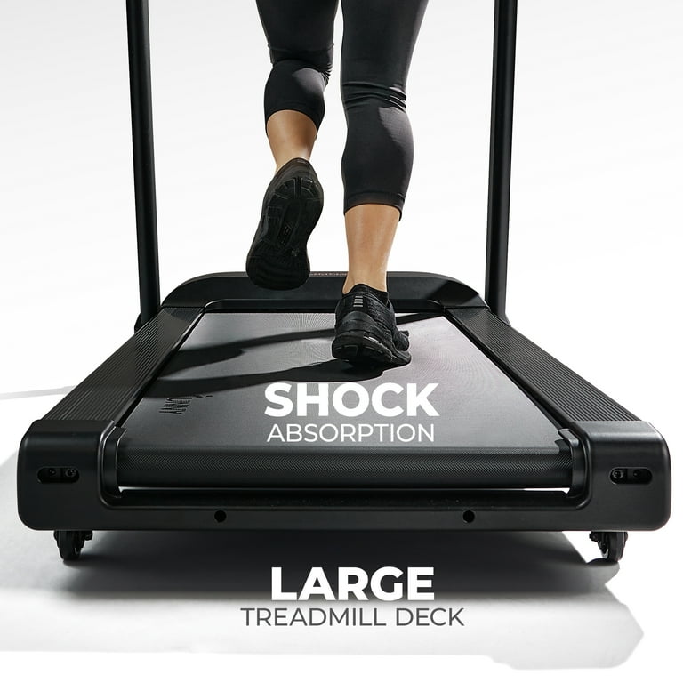 Sunny Health Fitness Astra Elite Advanced Brushless Motor Treadmill with 15 Level Auto Incline Wide Running Deck Exclusive SunnyFit App Enhanced