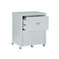 thumbnail image 5 of Linon Lakelyn 2-Drawer Rolling File Cabinet, Gray Finish, 5 of 19
