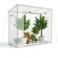 thumbnail image 1 of Gymax Portable Mini Greenhouse w/PE Cover 4 Wind Ropes & Ground Stakes Zipper Door, 1 of 10