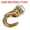 Copper Tone, variant on Uxcell Alloy Ceiling Hook 23mmx31mm for Ceiling Pendant Light Plate Copper Tone