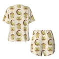 thumbnail image 5 of Lsque Frogs Women's Short-Sleeved Pajama Set - 2 Piece Soft and Lightweight Sleepwear Set-Small, 5 of 9